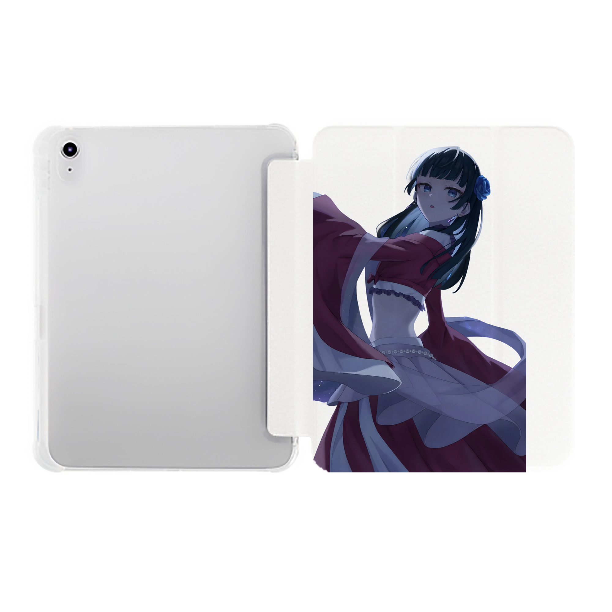 （画像用） 薬屋のひとりごと The Apothecary Diaries IPad ケース ペン収納付き 三つ折りスタンド PUレザー×シリコン 対応機種9.5/10.5/10.9インチ